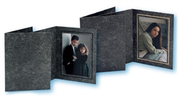 TAP Photo Folder Frame Avanti Black/Black 4x6 - 25 pack #102400R25