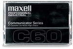 Maxell COM-60 Communicator Series Audio Cassette
