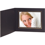 Tap Photo Folder Frame Buckeye Ebony/Gold 7x5 - 25 Pack: 102493R25