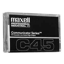 Maxell COM-45 Communicator Series Audio Cassette