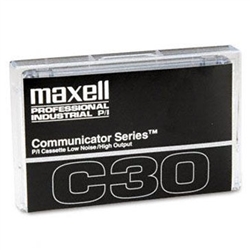 Maxell COM-30 Communicator Series Audio Cassette