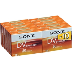 SONY DVM-60PR4 Mini DV Tape 10 pack
