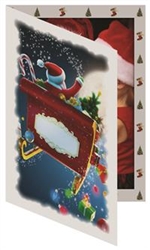 Tap Santa Sleigh Photo Folder (single) 4x6 Holiday Photo Folder Frame: 149587500