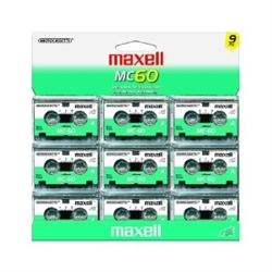 Maxell MC-60 Microcassette 9PK