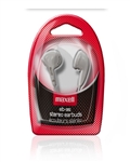 Maxell Stereo Ear Bud - White (Budget)    EB-95W