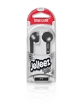 Maxell Jelleez Soft Ear Buds Black with MIC  JELM-BK