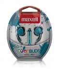 Maxell Color Buds w/MIC - Blue   CBM-B