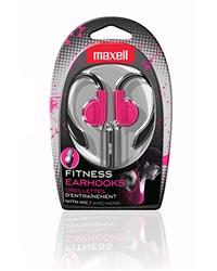 Maxell Fitness Earhook with MIC Pink  EH-131PK