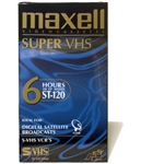Maxell S-VHS T-120 VHS Tape (1-Pack)