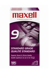 Maxell VHS T180 Standard Grade - 3 Pack 213043