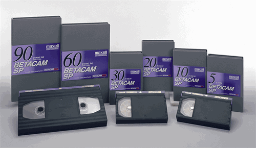 Sony Betacam SP Tape BCT-60MLA 60 Minute Large VTR Video Cassette 