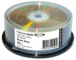 Falcon Pro Archival CD-R Gold EP 80 Minute 700mb, 48X, White Thermal Printable