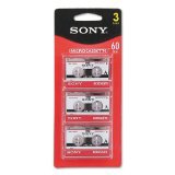 Sony MC-60 Microcassette 3PK