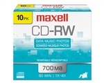 Maxell CD-RW 700 1PK DATA  700MB CD-RW SLIM JEWEL