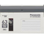 Panasonic - AY-DVM63MQ Mini DV Tape