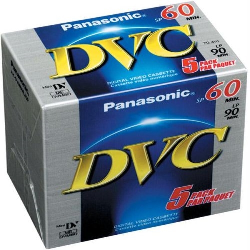 60 Minute, 3 Pack Panasonic AY-DVM60EJ3P Mini Digital Videocassette 