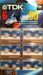 TDK MC-90 Microcassette 6PK