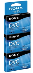 Sony DVM60PRR/3 Premium Digital Video Cassette Brick - 3 Pack