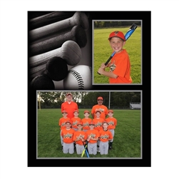 baseball player/team 7x5 & 3x5 memory mates photo frame