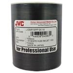 JVC 16X DVD-R 4.7 GB White Inkjet Hub Printable Media - 100 Pack