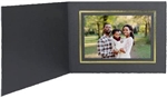 50 pack Photo Folder Frame 6x4 Black/Gold MALF64BKG50