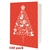 Holiday Tree Red Photo Folder Frame 4x6 100 pack