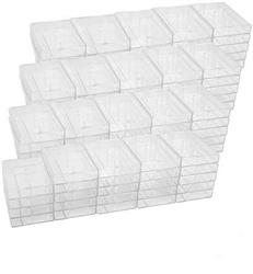 100-Pack Audio Cassette Tape Case  1 inch J-Card
