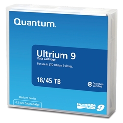 Quantum LTO 9 Tape MR-L9MQN-01. Quantum LTO 9 Ultrium Tape Data Cartridges