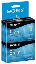 Sony P6120MPL/4 120 Minutes 8mm Video Cassette (4 Pack)