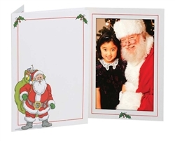 Tap Picture Santa Folder Frame 5x7