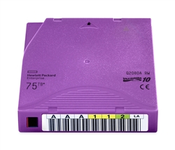 HPE LTO 10 Tape custom labeled 20 pack Q2080A, LTO 10 Ultrium Tape Data Cartridges