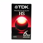 TDK T-160 High Standard VHS Tapes 3 pack